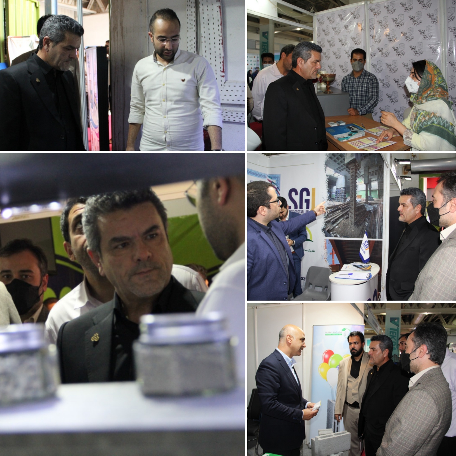 بازدید از نمایشگاه صنعت ساختمان