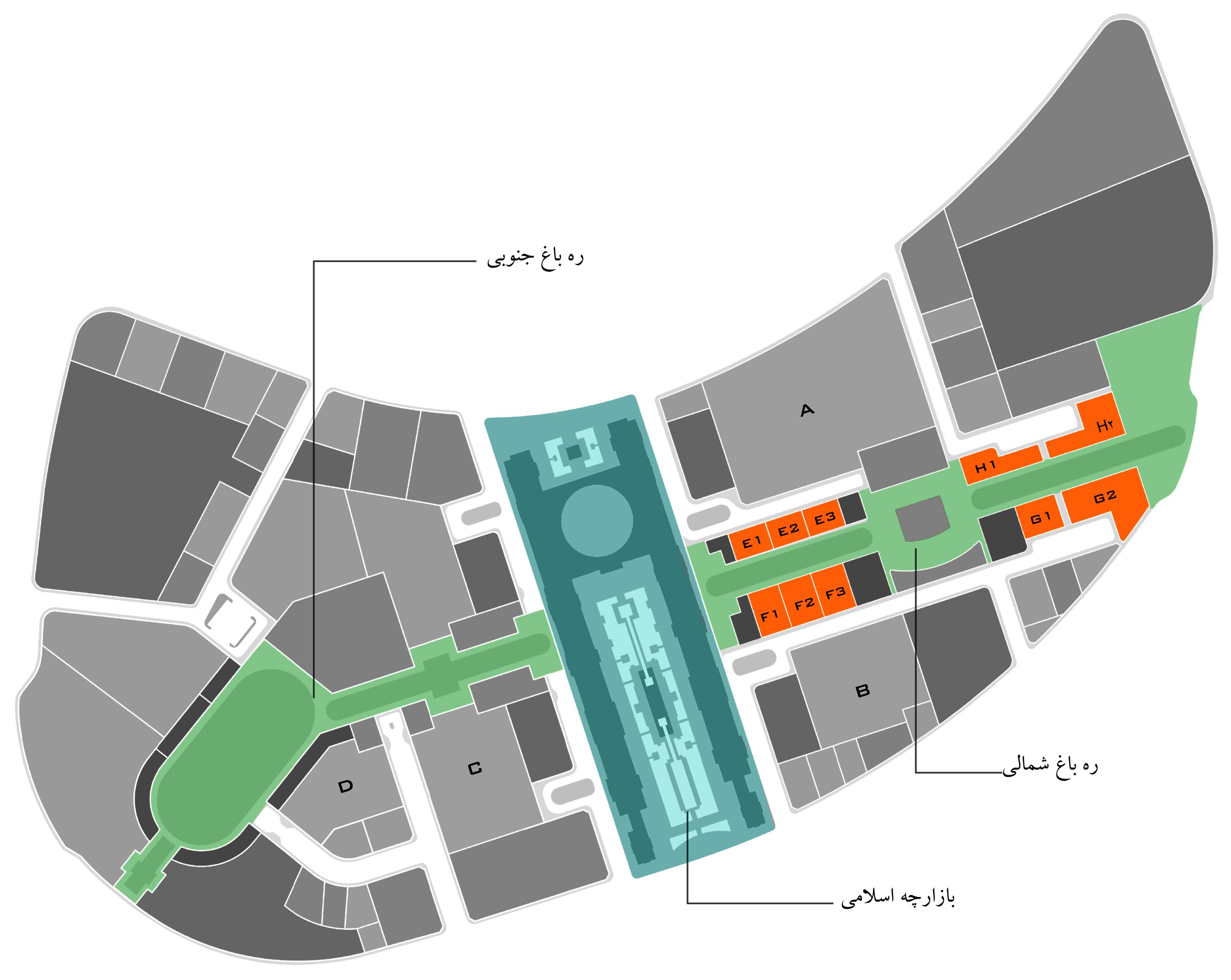 سایت پلان کل مرکز شهر